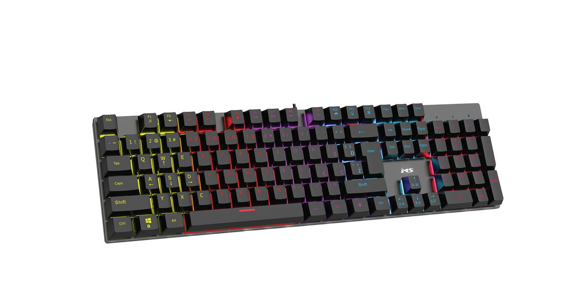 MS ELITE C520 mehanička gaming tipkovnica RED SWITCH