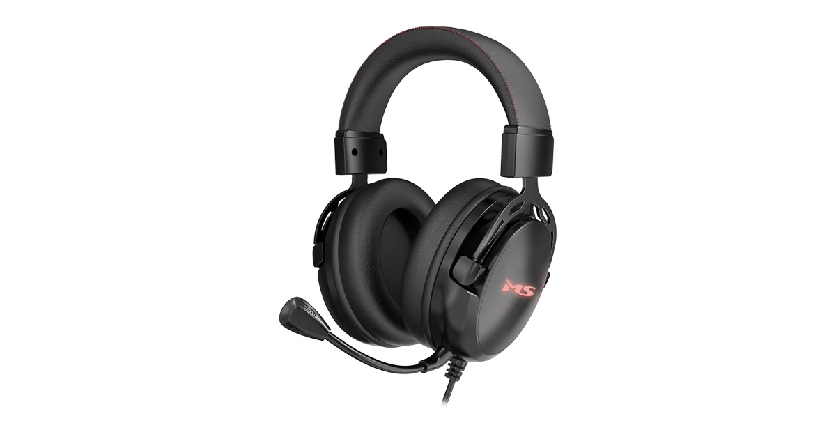 MS slušalice s mikrofonom i veliikim, udobnim jastučićima