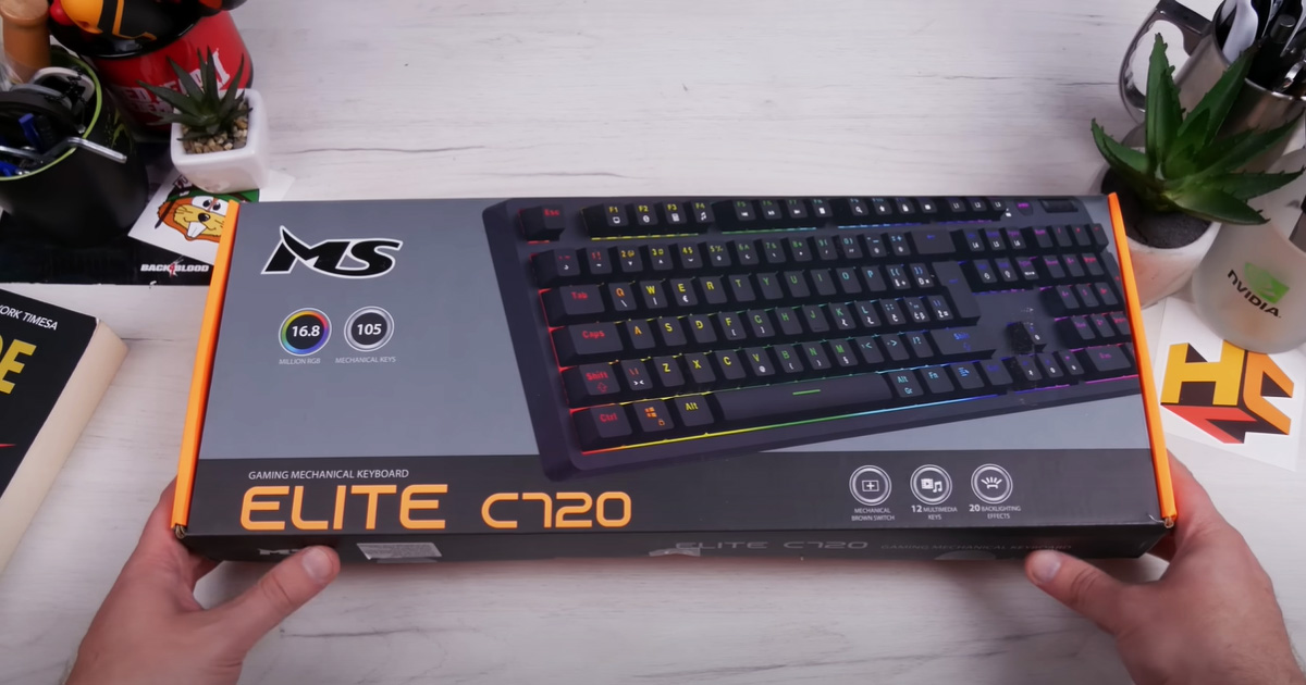 MS gaming tipkovnica ambalaža